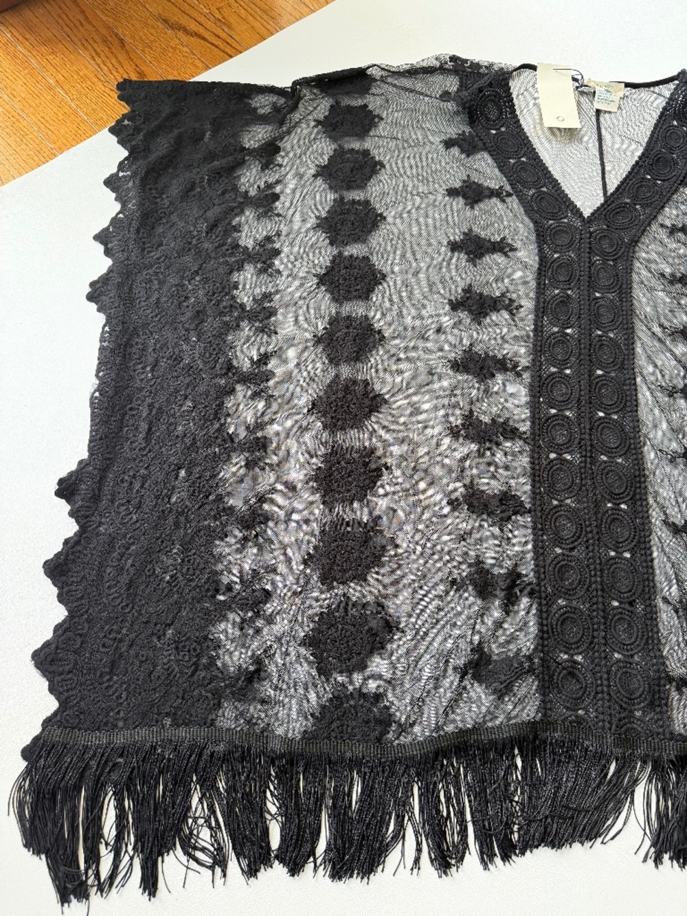 NWT  SHEER OVERSIZED LAYERING TUNIC
